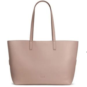 Away Latitude Tote in Buff Leather color